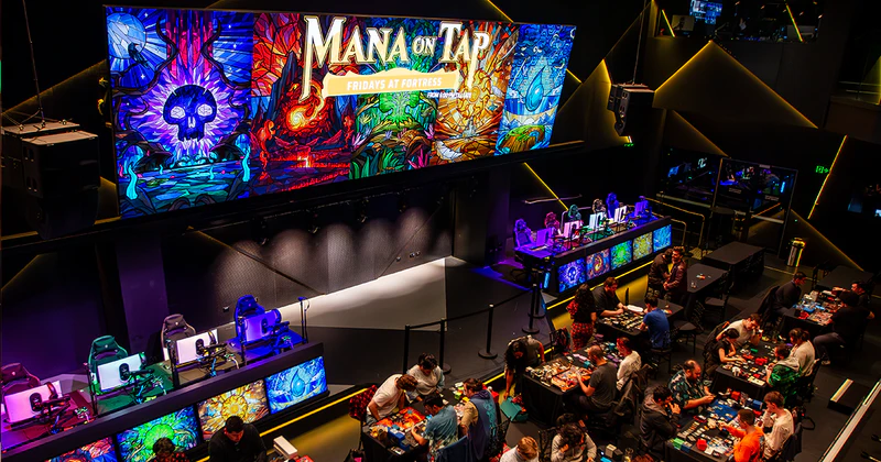 Mana on Tap filling a Fortress venue