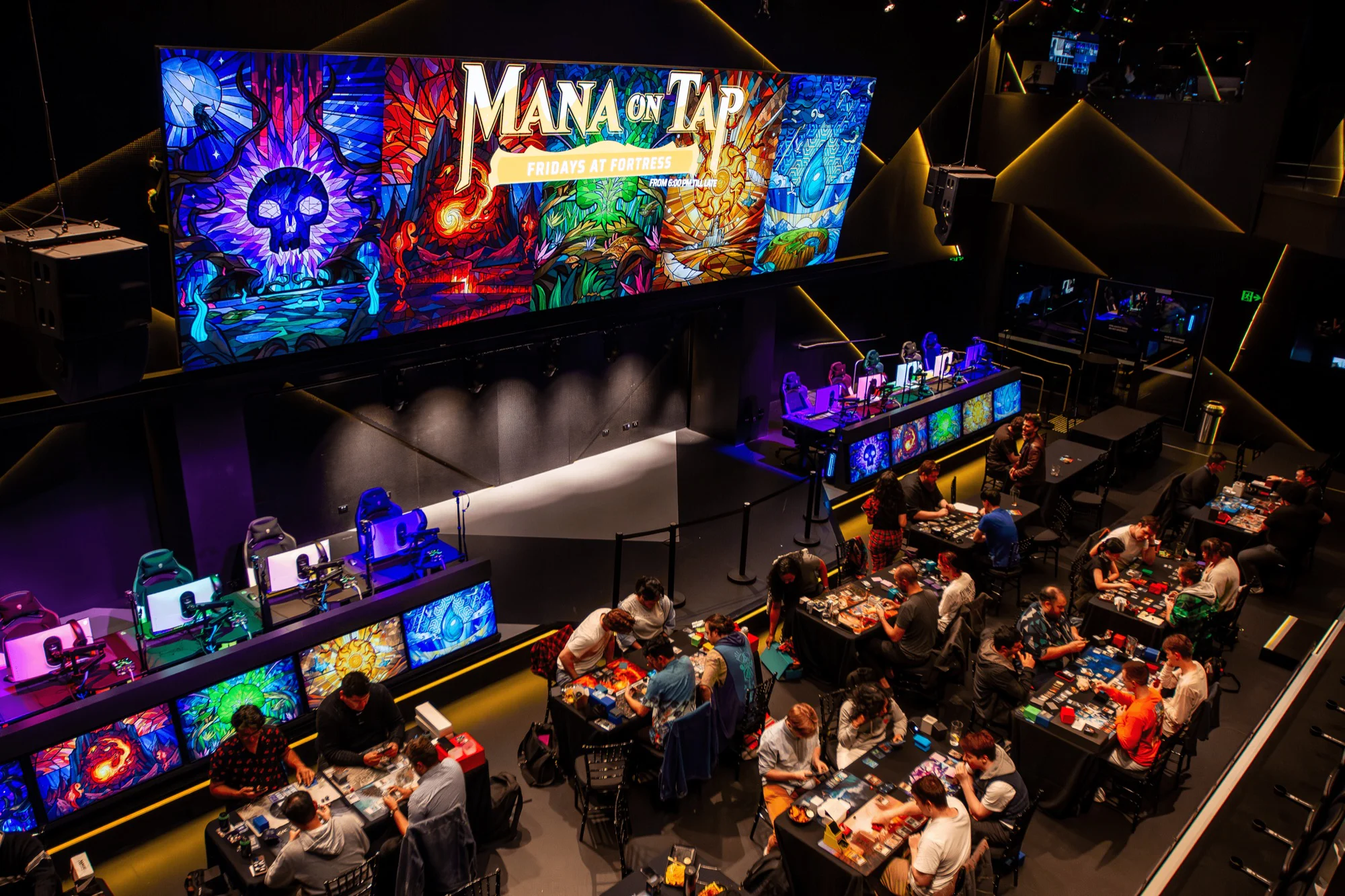 The Mana on Tap leaderboard at stumps at Fortress