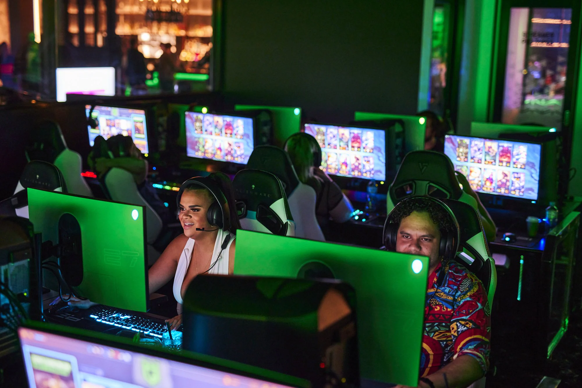 Pop-Up PC Arena installed in a venue